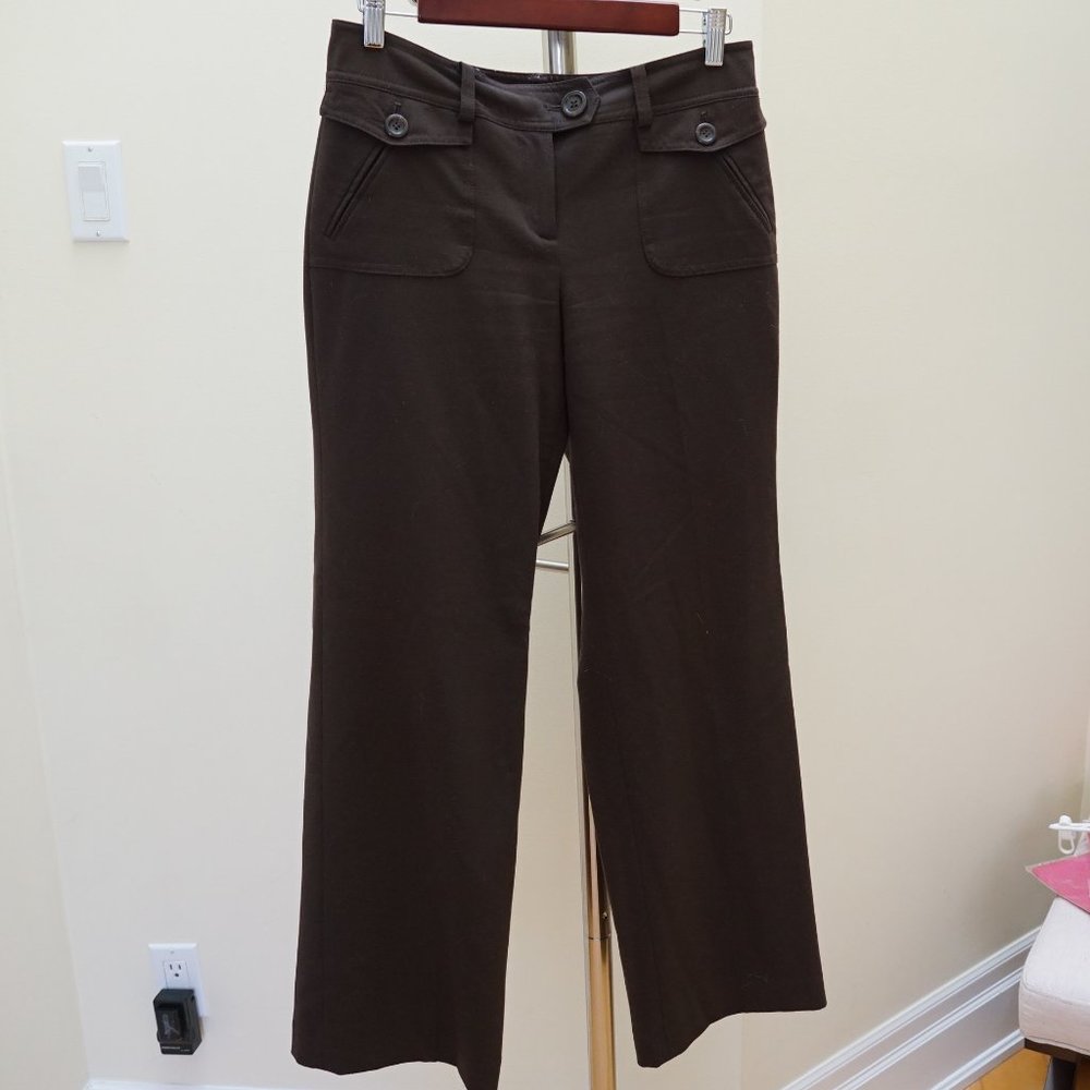 Ann Taylor Chocolate Brown Petite Trousers